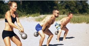 group kettlebell workout